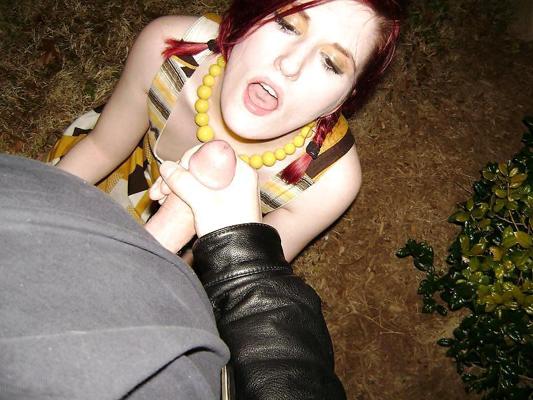 25P Sexy redhead with glasses