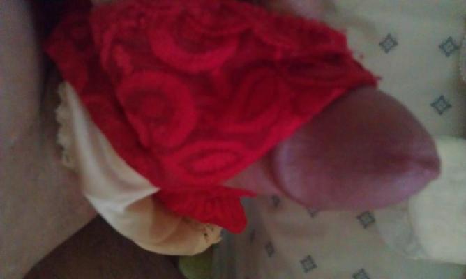 6P Panties make my cock happy