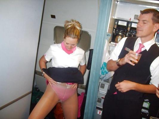25P Naughty cabin crew