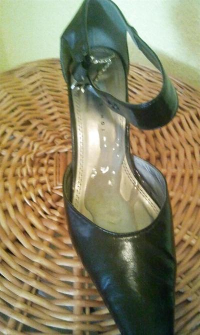 9P Cum on mother-in-law sandals! cum on shoes!