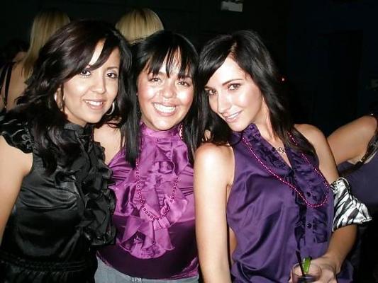 25P 2 or more girls in various Satin clothing