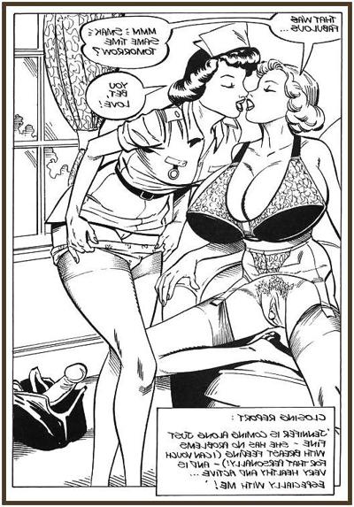 22P Vintage erotic drwaings lesbians 5