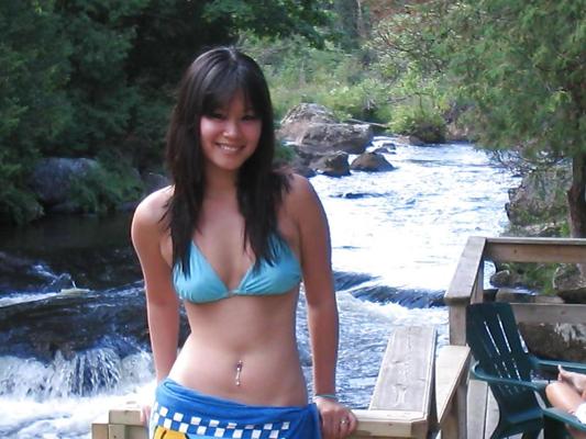 8P Thai girl and me at a resort