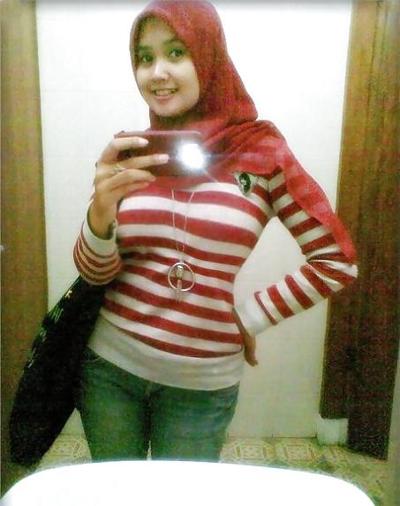 10P Beauté et chaud jilbab indonésien tudung hijab 3