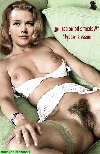 9P Honor Blackman – Zeigt Muschi in Hülle und Fülle (Fakes)