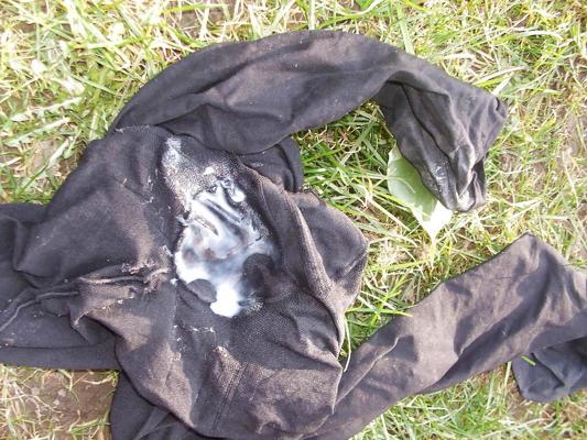10P Johns Wifes Pantyhoes Or Tights In The Park