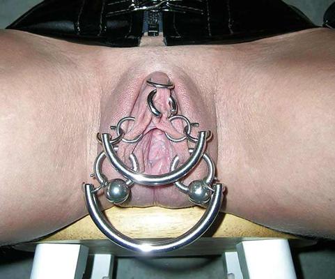 25P PIERCINGS: PUSSY AND TITS