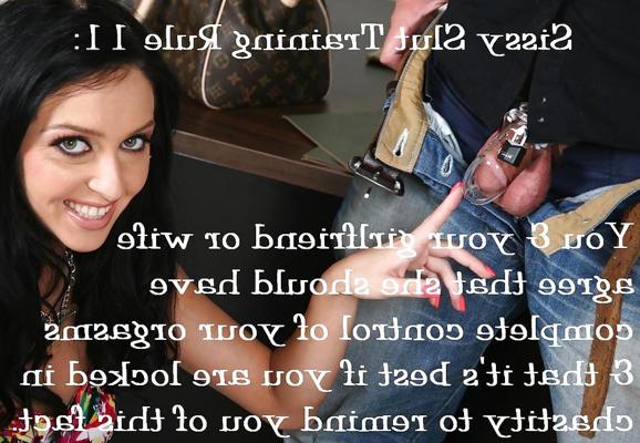 25P Sissy slut training rules
