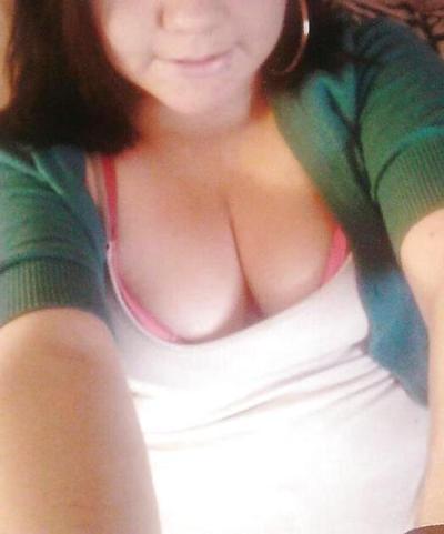 21P Down shirt cleavage shots