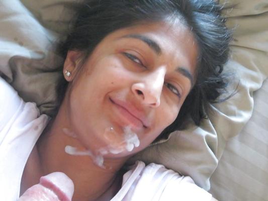 8P Indian wife facial