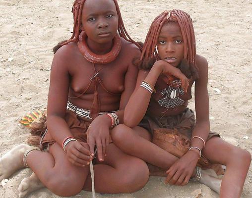 14P The Beauty of Africa Traditional Tribe Girls