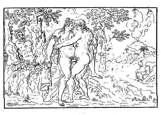 14P Erotic Book Illustrations 3 -  Cabinet of Amor and Venus