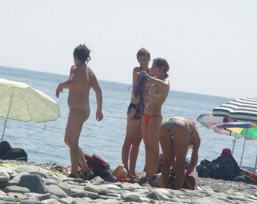 22P Beach stripping Getting nude at beach Undressing beach