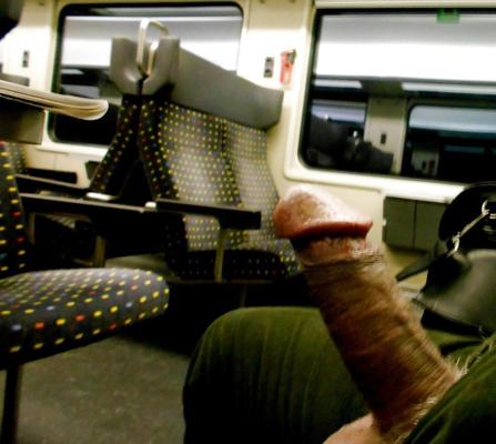 9P Hot cock in the train