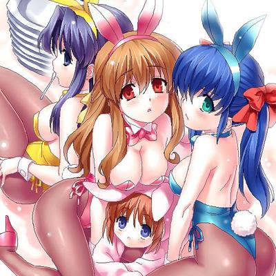 15P Anime Bunny Girls