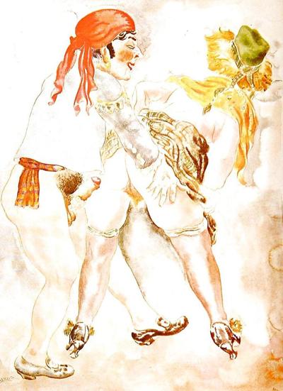 9P ペイントされたEroPornアート112 - アーティストN.N. (9) ウ． 1930年