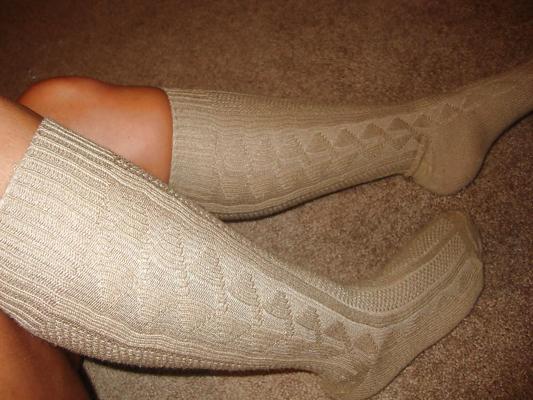 11P Tan Knee Highs