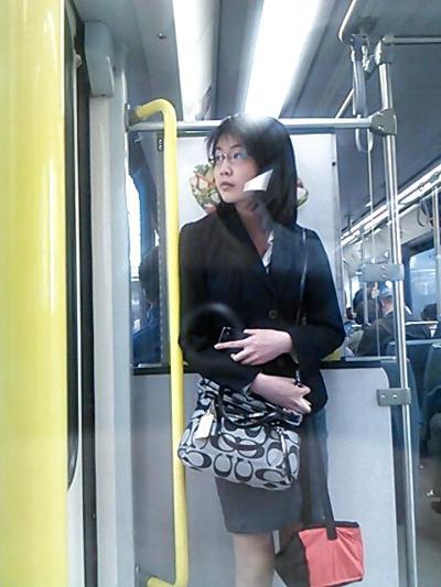 25P Voyeur 3 - almost an upskirt...