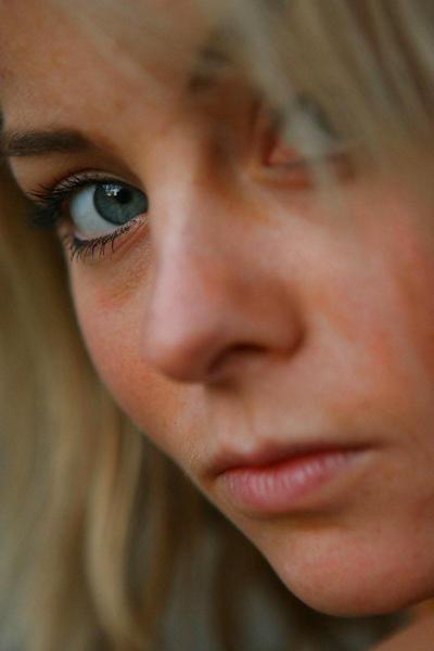 16P Blonde Johanna posing in the forest