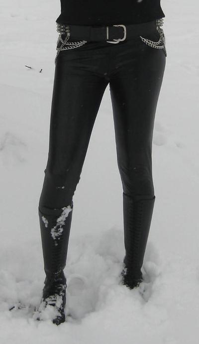 5P Spandex Leggings und 30er Springer