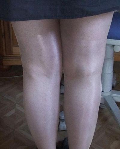 17P Granny's thick legs and thighs