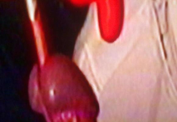 8P Drag makeup, huge nips and full condom