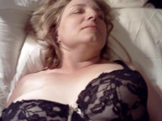 7P Black bra and stockings .