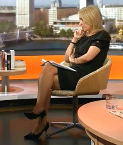 6P Sophie Raworth, BBC-Nachrichtensprecherin, sexy Beine, MILF in High Heels