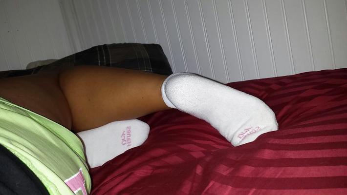 13P Diane sock tease