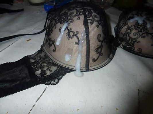 14P Cum on my Mother in Law's bra 2