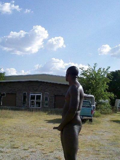 10P Black Man Naked Outdoors 7