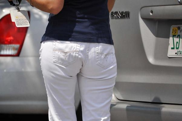 7P MILF - Weiße Jeans