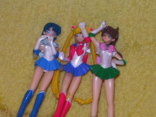 9P 黄色いタオル - セーラースカウト三人組 pt2