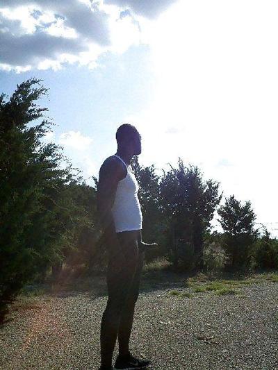 25P Black Man Naked Outdoors 6