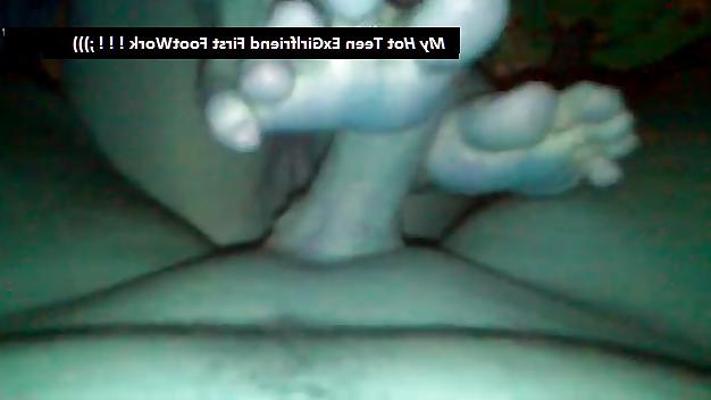10P MyTeenExGf Footjob