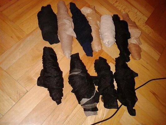 12P Nylon stockings of my wife 2. part