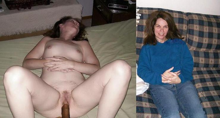 10P Mature woman before - after.