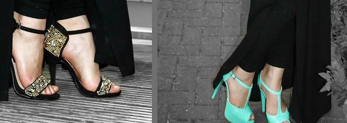 8P Kopftuch hijab schlampe feets shoes VIDEO