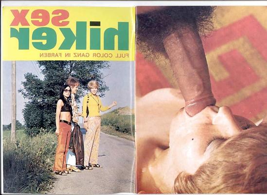 8P Randonneur sexuel dans des magazines vintage