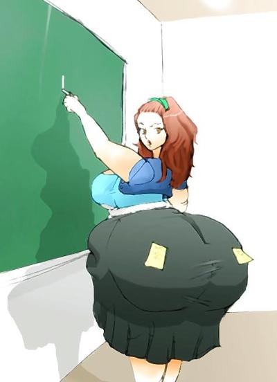 14P Big cartoon asses