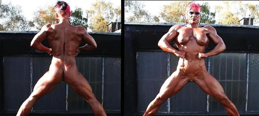 25P Nude Female Muscle & Fitness