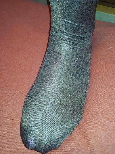 4P Wifes new sexy golden nylon pantyhose