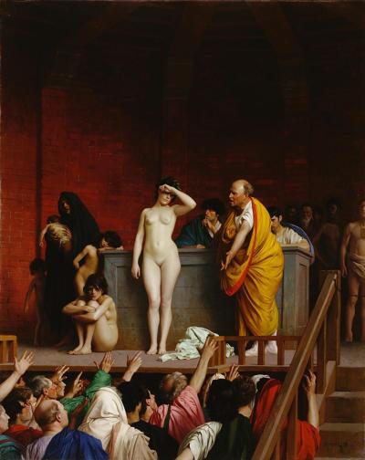 12P Paintings with clothed male and nude female (CMNF)