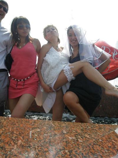 13P BRIDES wedding voyeur upskirt white panties and bra