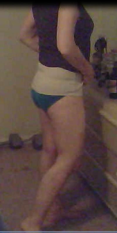9P My unaware wife in her underwear
