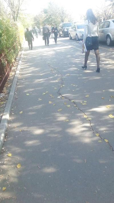 5P Business girl skirt ass sexy romanian