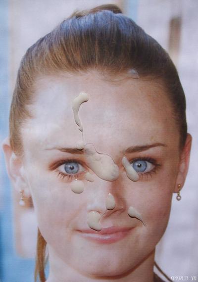 25P Sperma auf Alexis Bledel