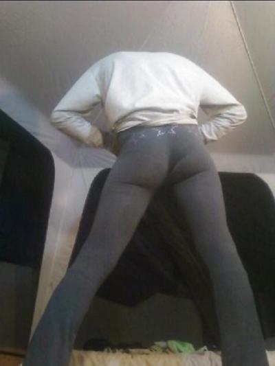 5P Voir à travers un pantalon de yoga