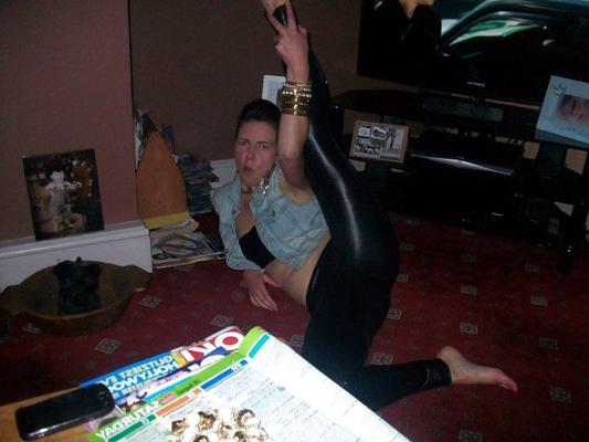 6P British Chav Dawn Halligan Leeds