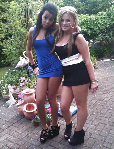 5P Chav Sluts MINI ROBES SERRÉES CULS DE PUTAIN